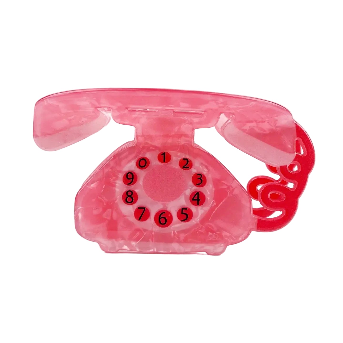 Retro Telephone Claw Clips