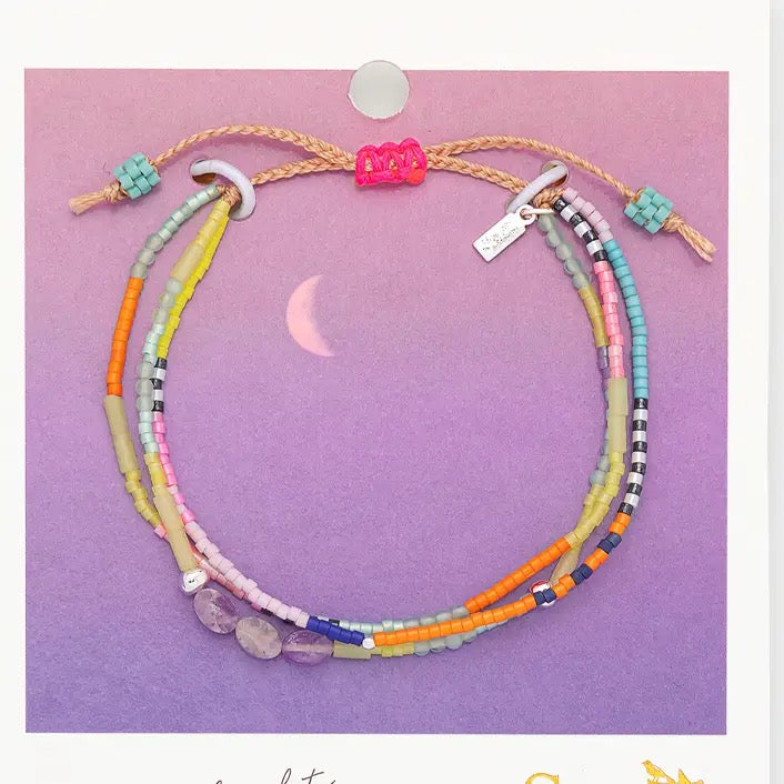 Mixed Media Bracelet - Moonlight Magic