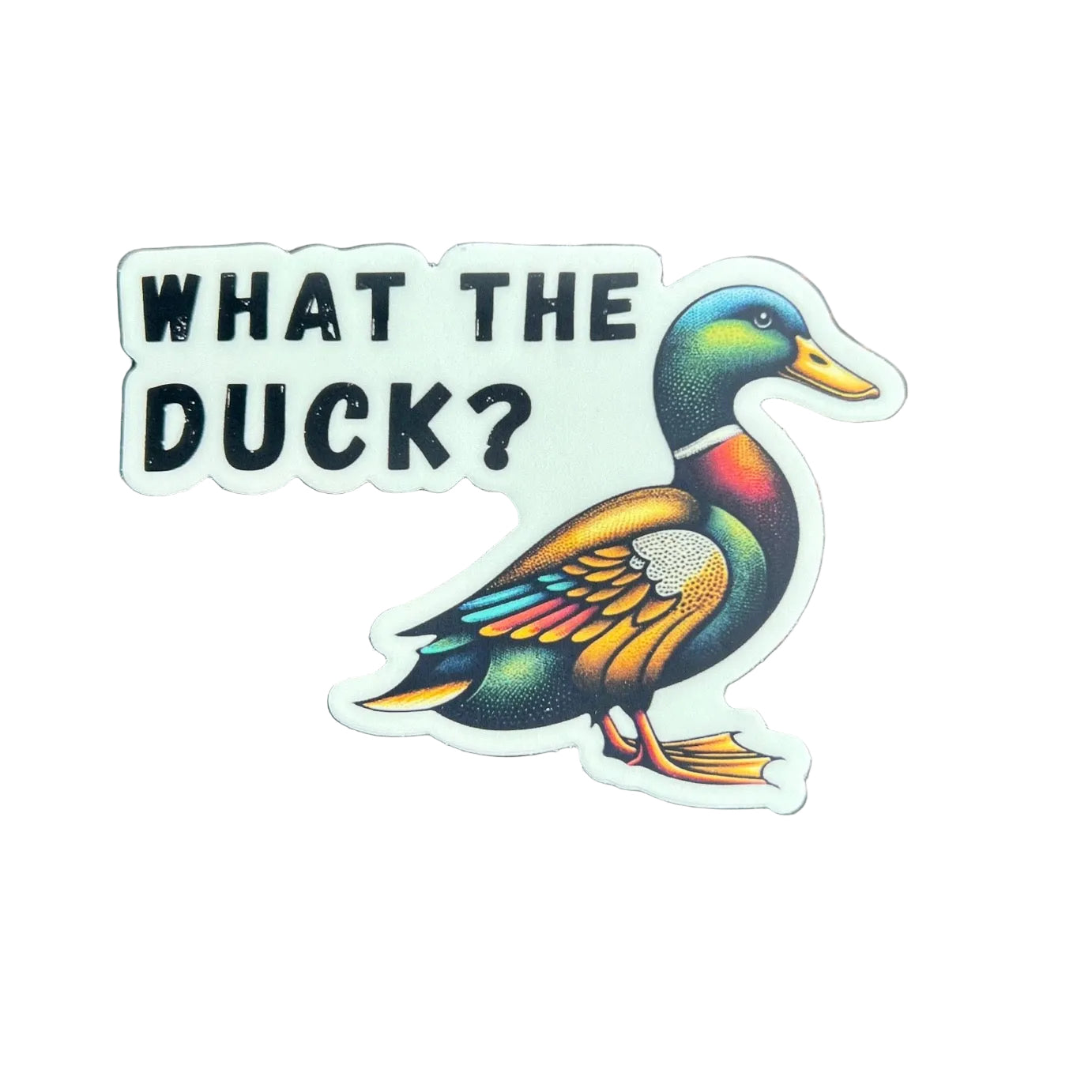 What The Duck Sticker