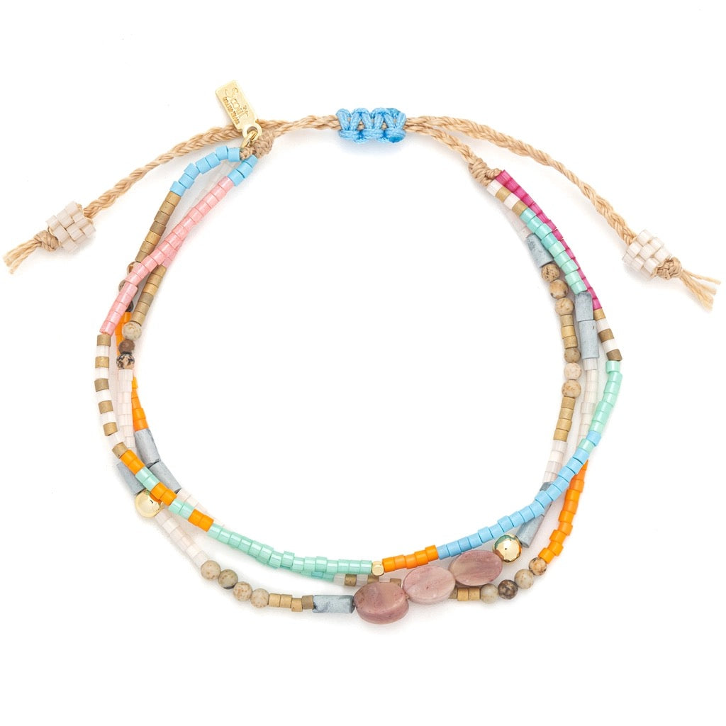 Mixed Media Bracelet - Dreamy Afternoon