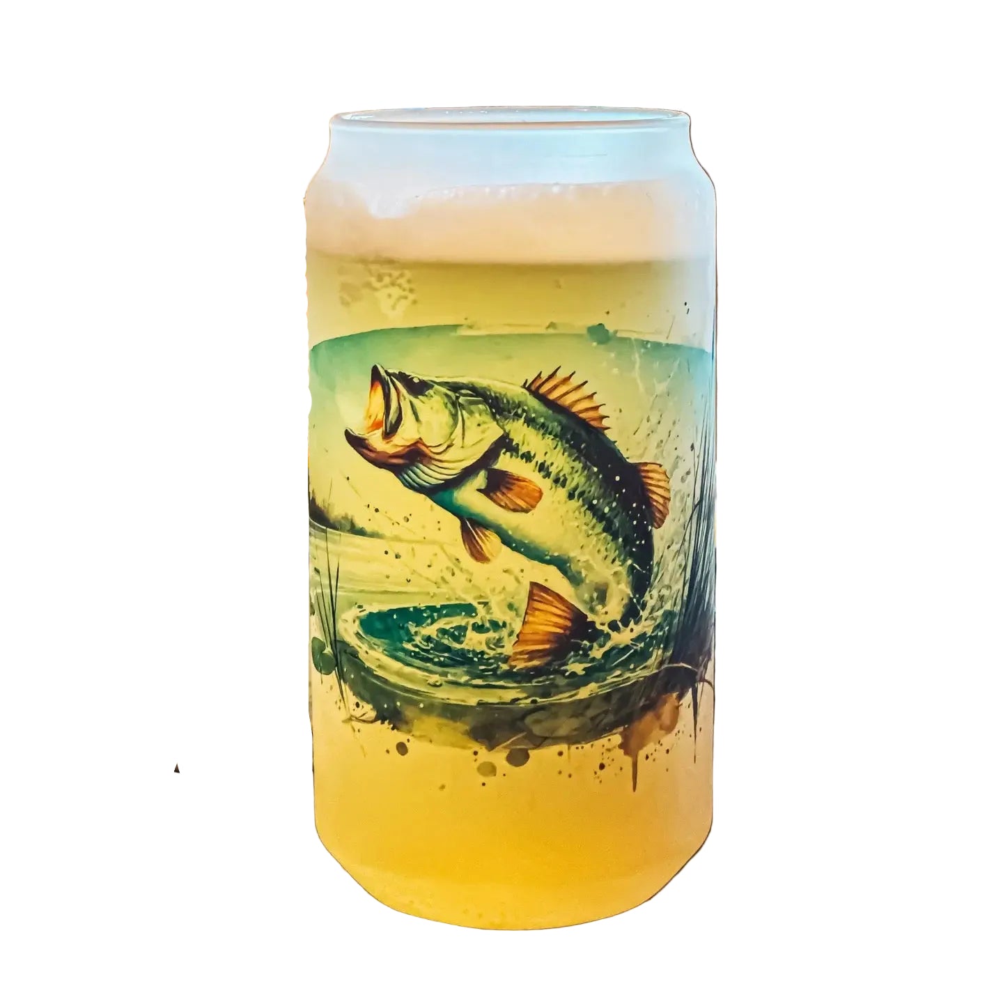 Bassbreaker Frosted Can Glass
