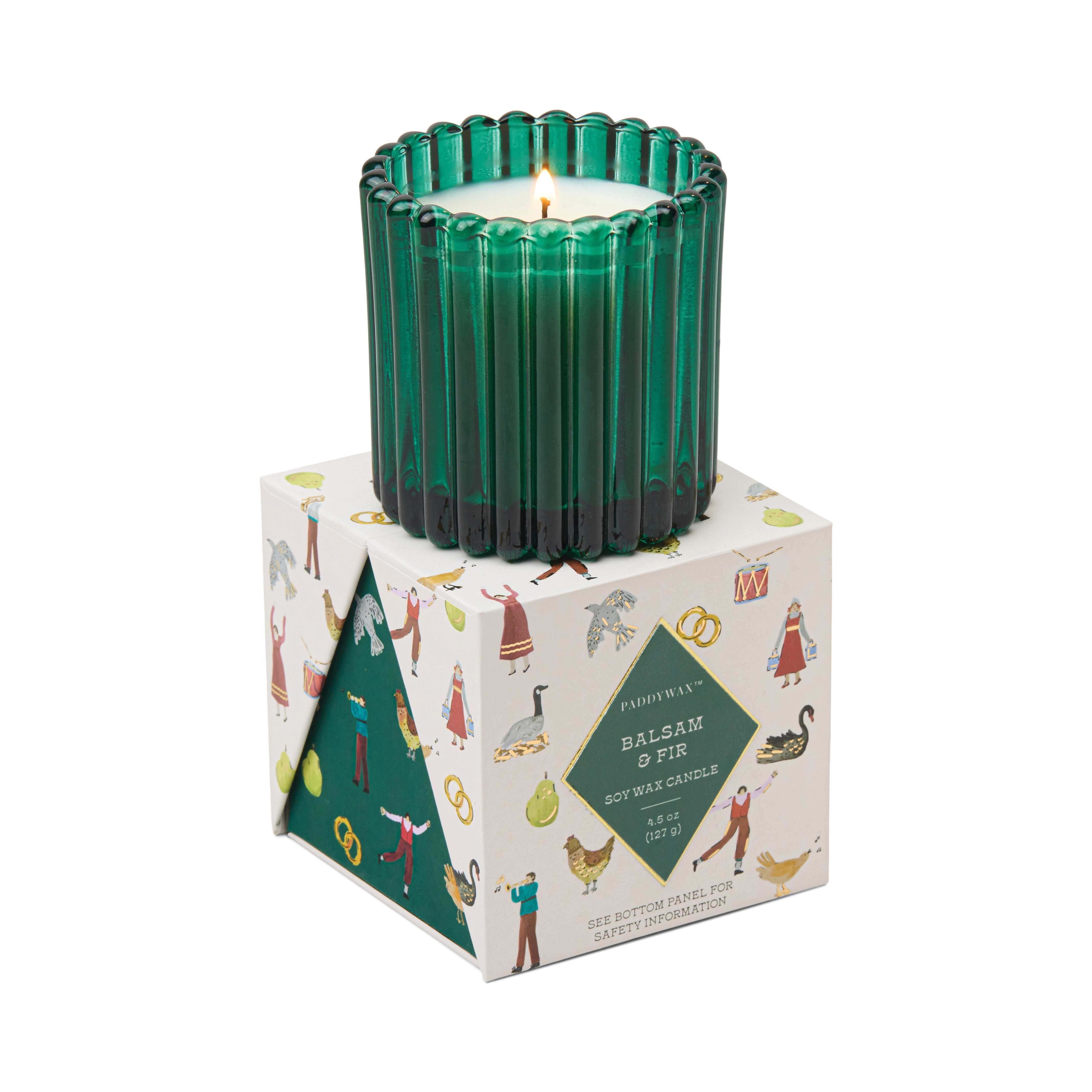 Balsam and Fir Candle in Holiday Gift Box