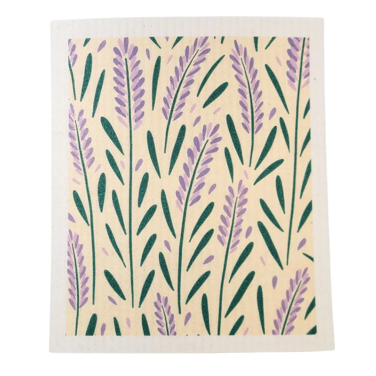 Lavender Fields Swedish Dishcloth