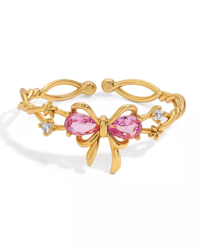 Pretty in Pink Adjustable Ring