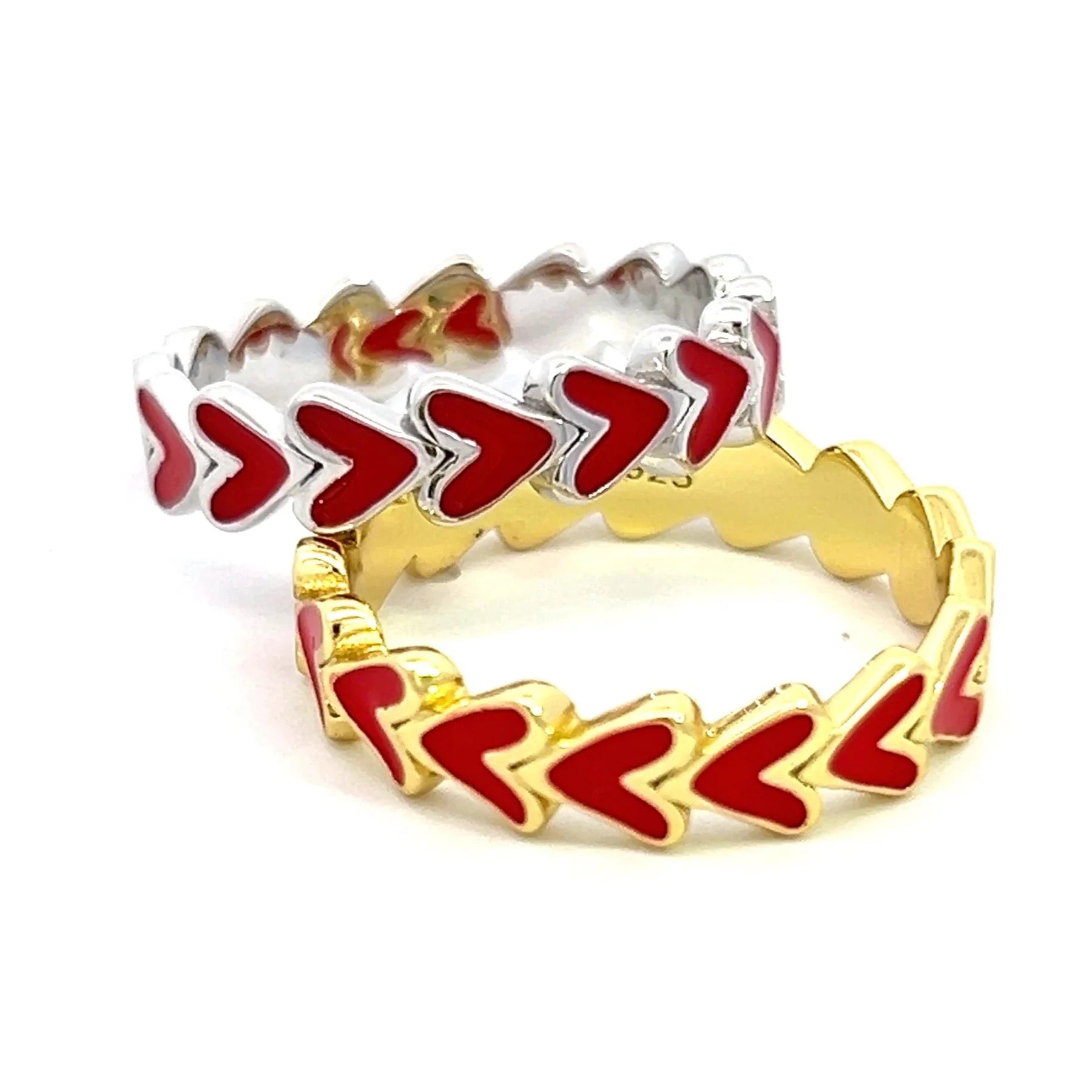 Starlette Eternity Heart Ring