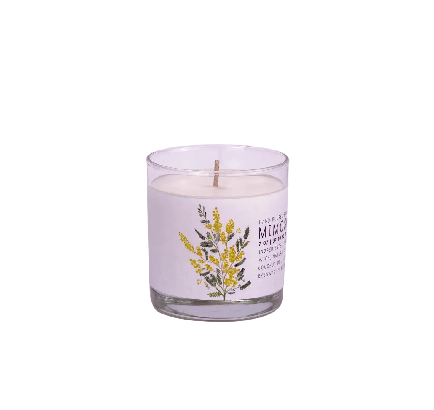 Mimosa Natural Candle