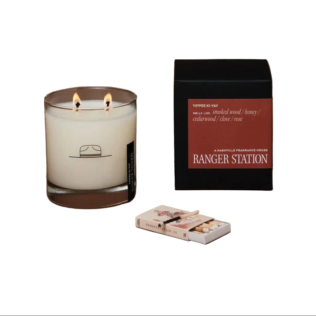 Ranger Station Yippee Ki-Yay Candle