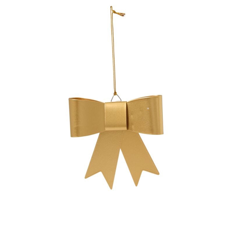 Golden Bow Ornament