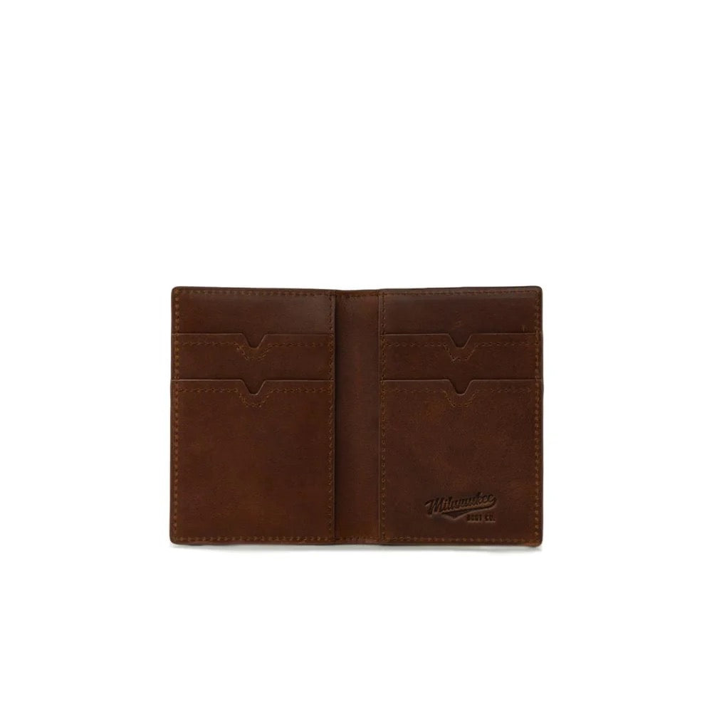 Milwaukee Boot Co. Tripoli Slim Bi-Fold Wallet - Tan