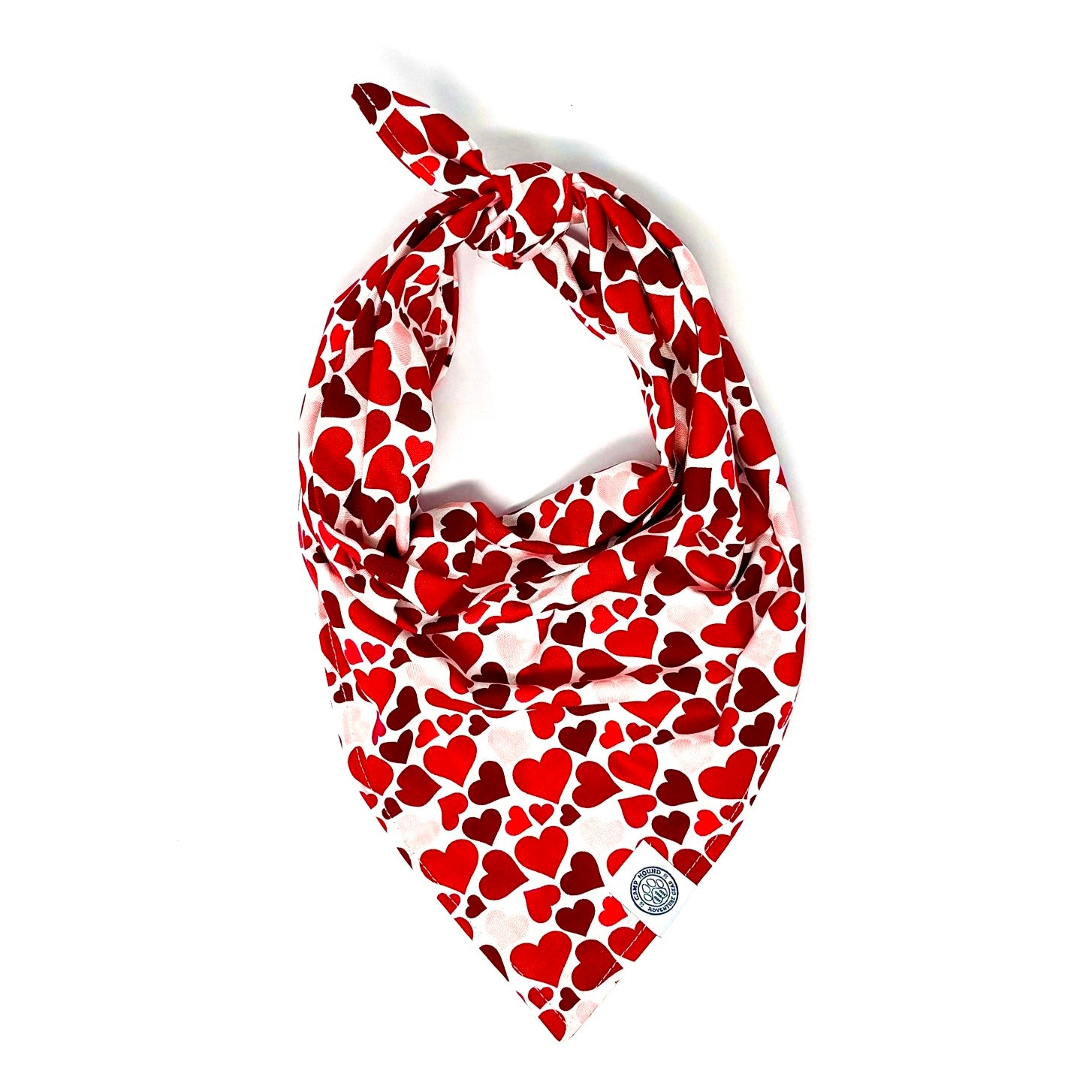 Cupid's Hearts Dog Bandana