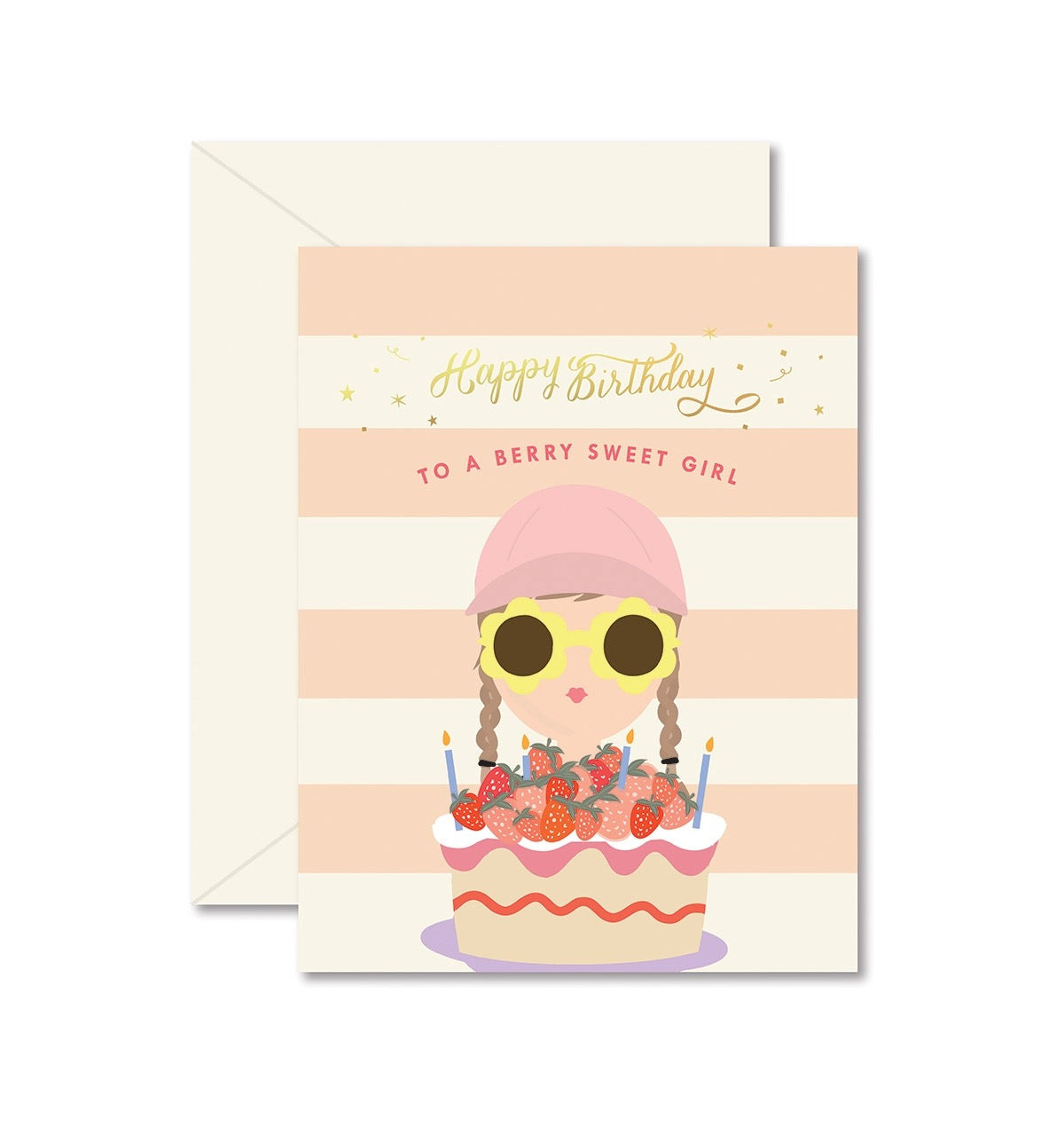Happy Birthday, Berry Sweet Girl Card