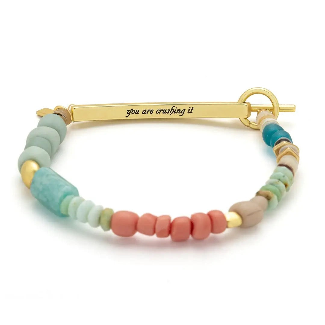 Hidden Message Bracelet - Crushing It