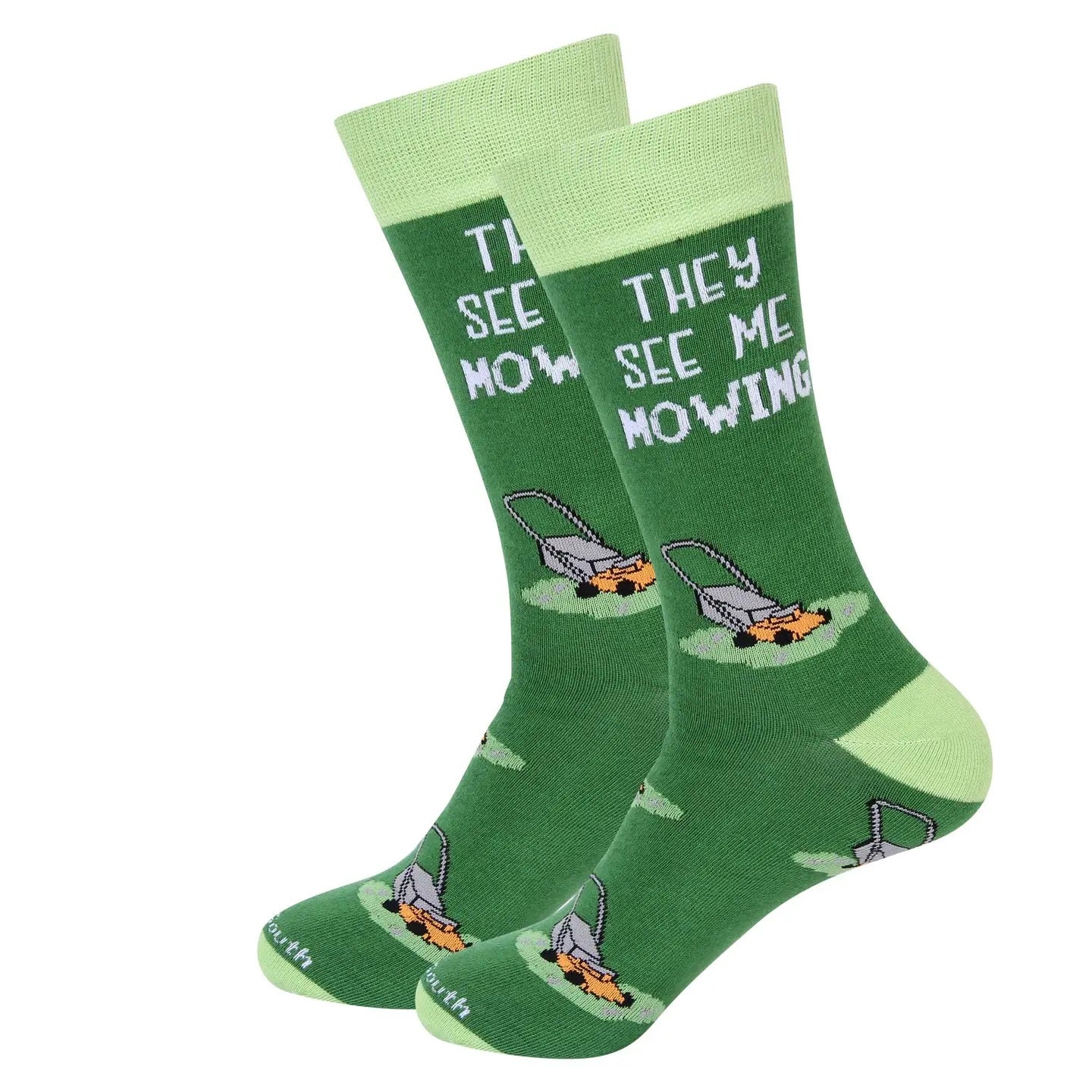 They See Me Mowing Socks