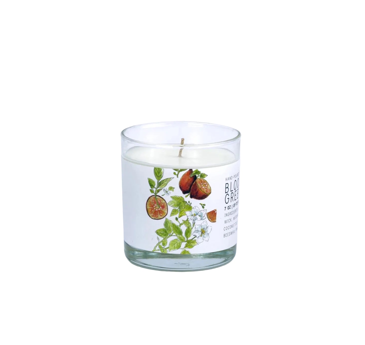 Blood Lime and Green Tea Natural Candle