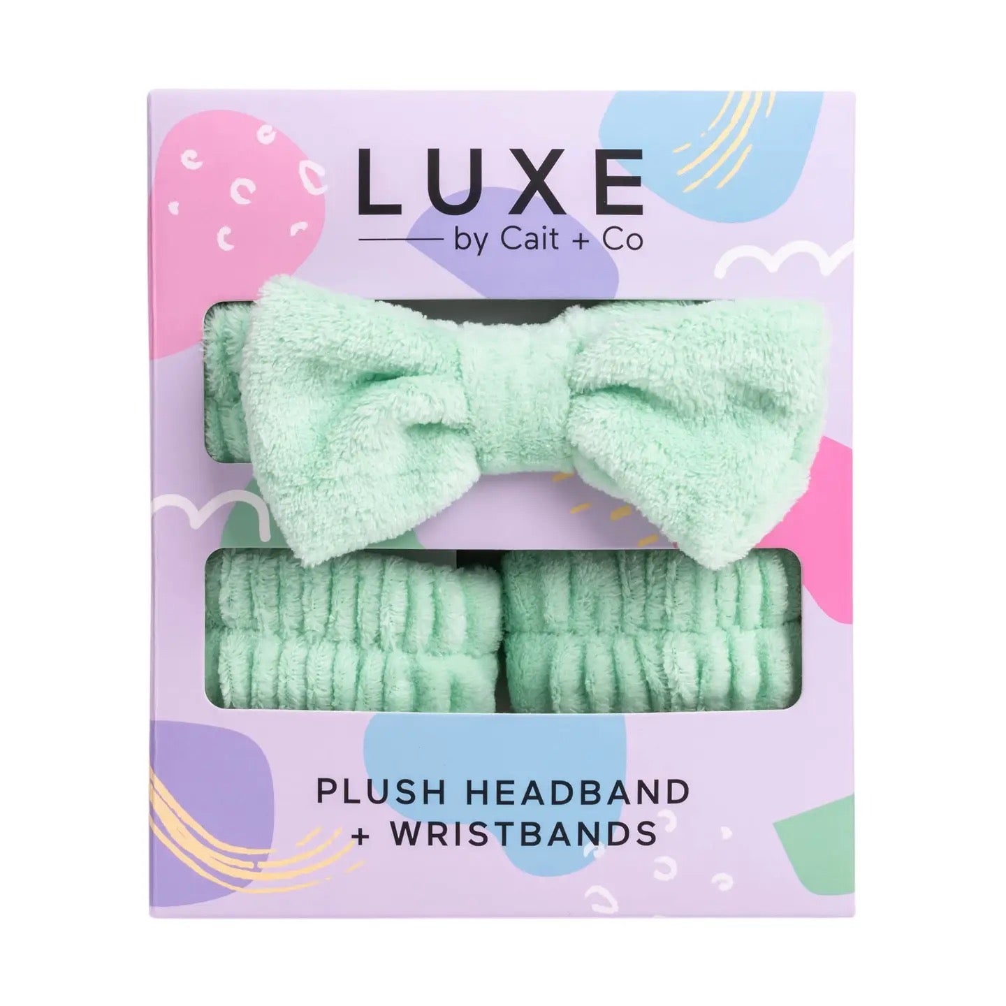 Plush Headband and Wristband Set