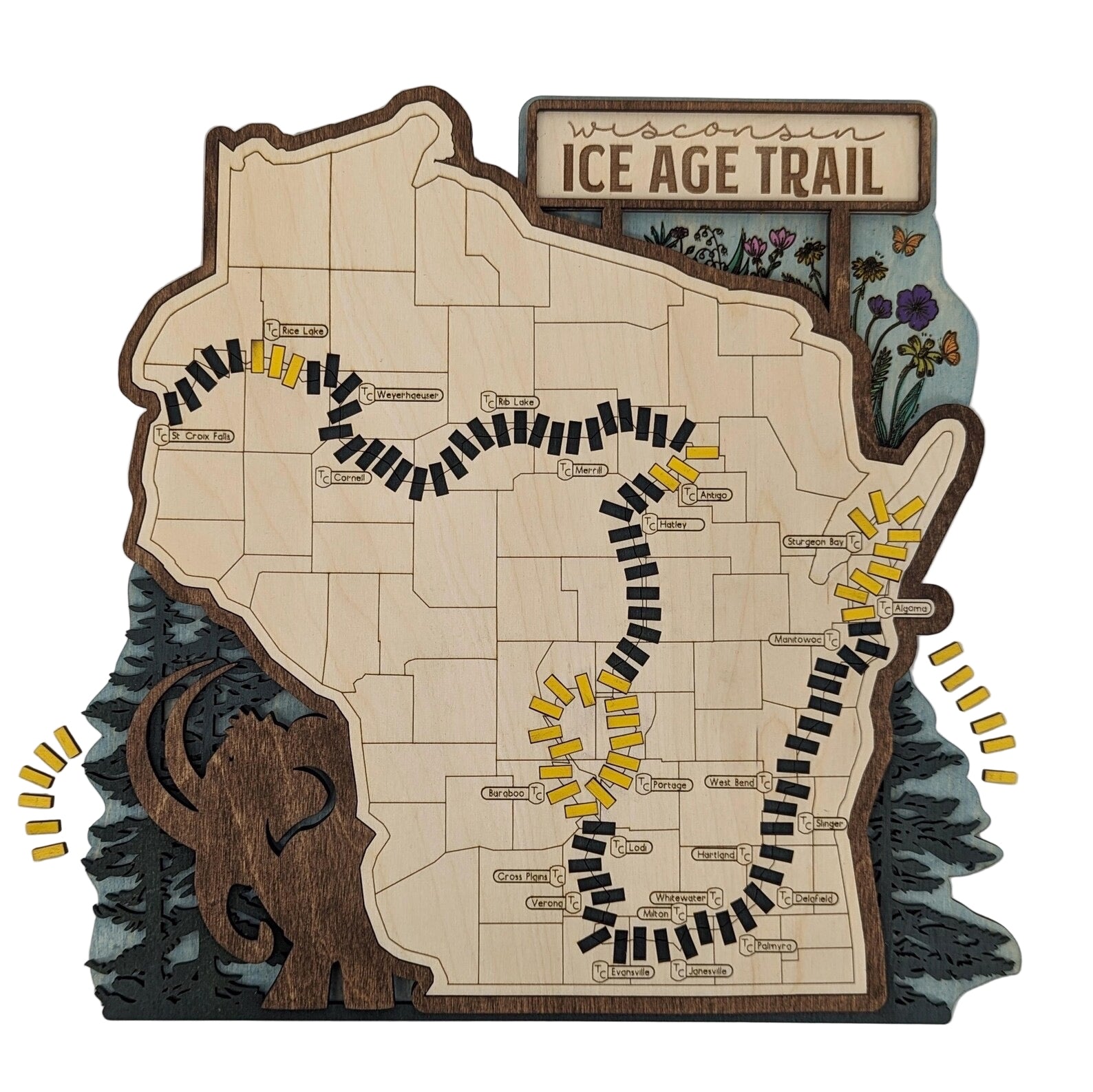 Ice Age Trail Map
