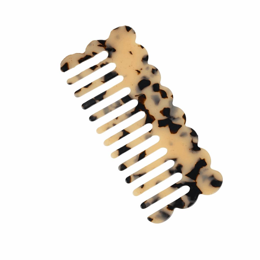 Multicolor Acetate Wide-Tooth Comb