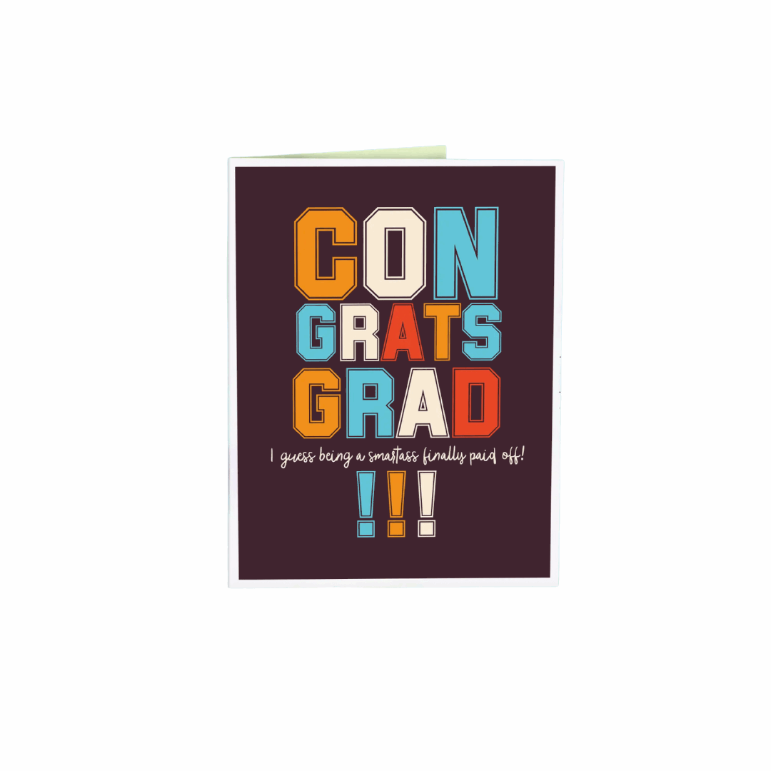 Congrats Grad Greeting Card