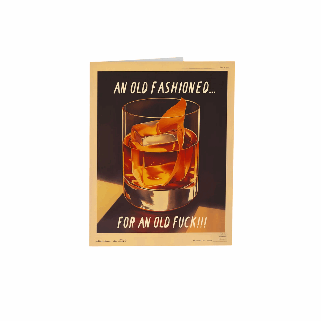 Old Fashioned Birthday Card