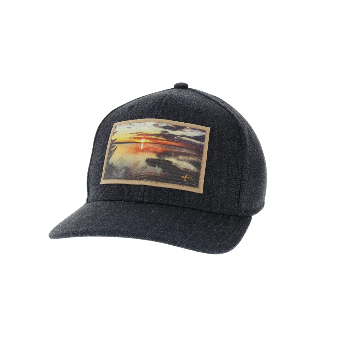 Sunset Pier Heather Navy Hat
