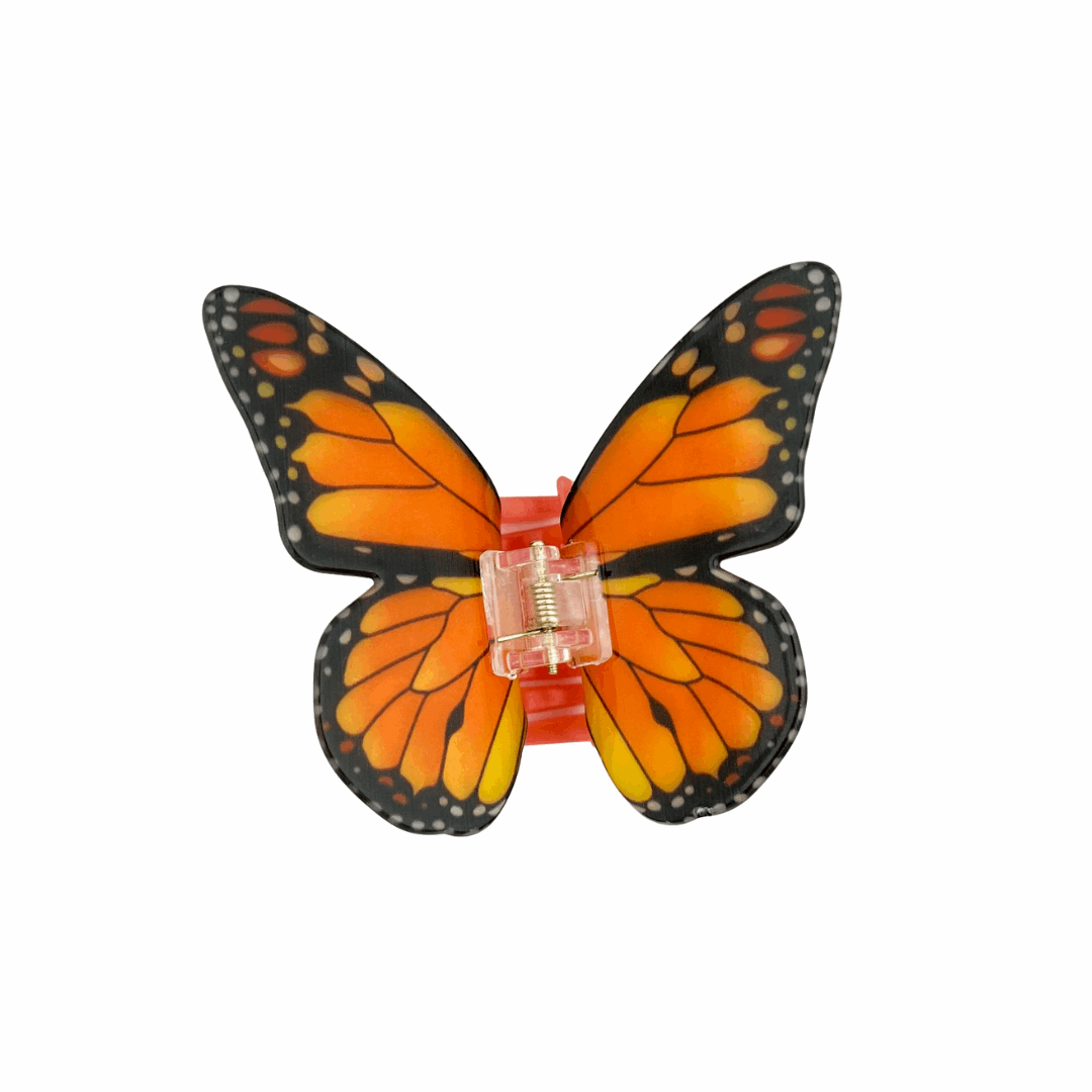 Monarch Butterfly Claw Clip