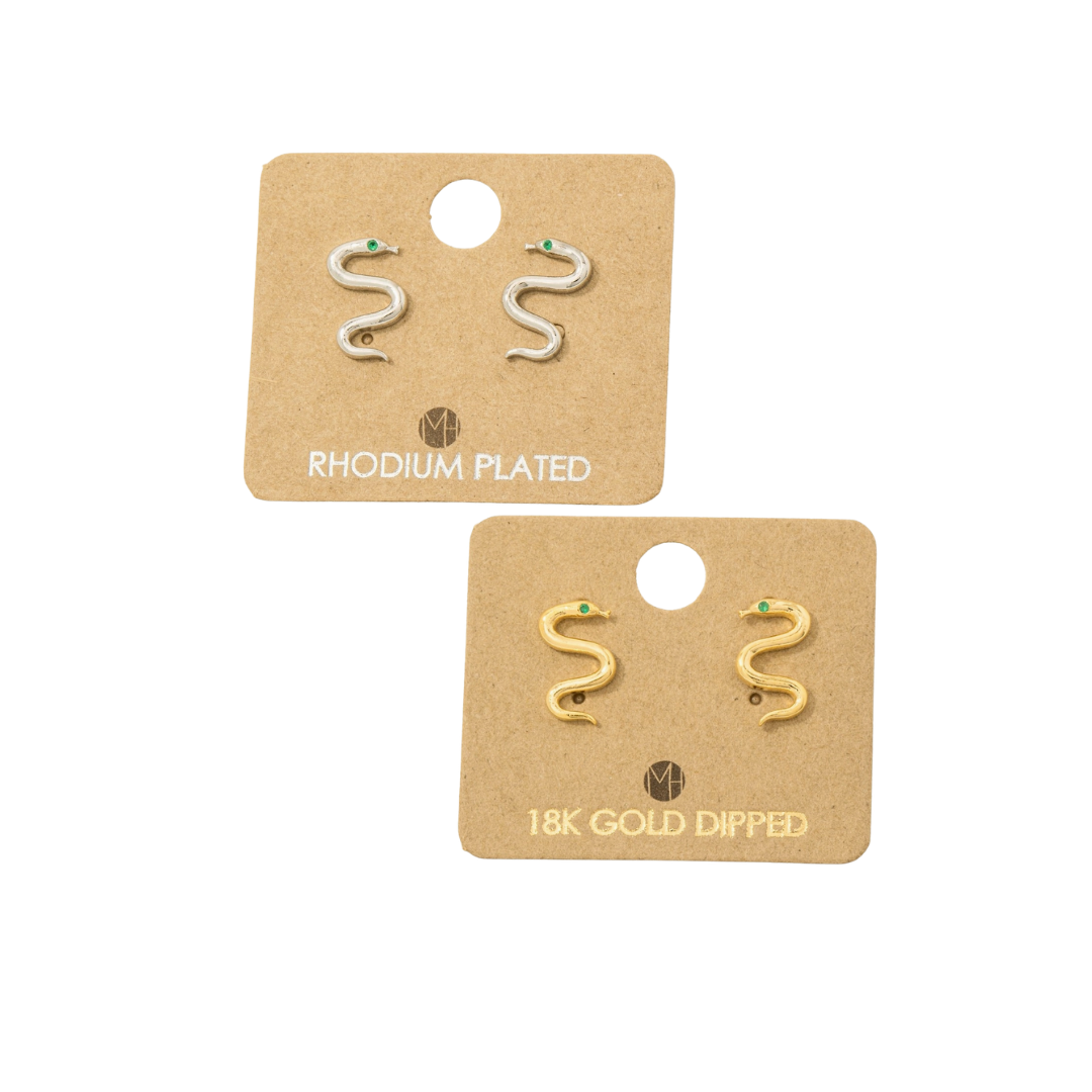 Mini Snake Stud Earrings