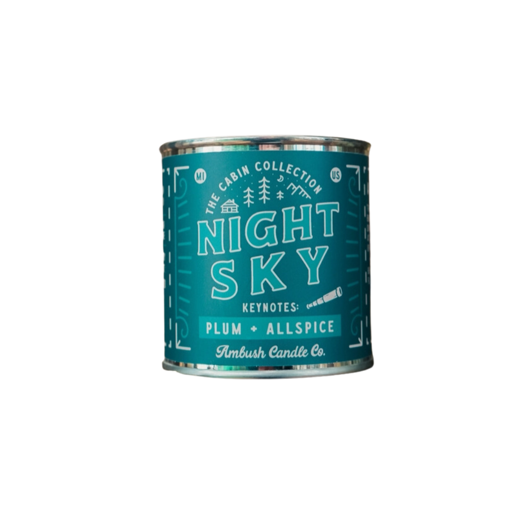 Night Sky - Plum and Allspice Wood Wick Candle