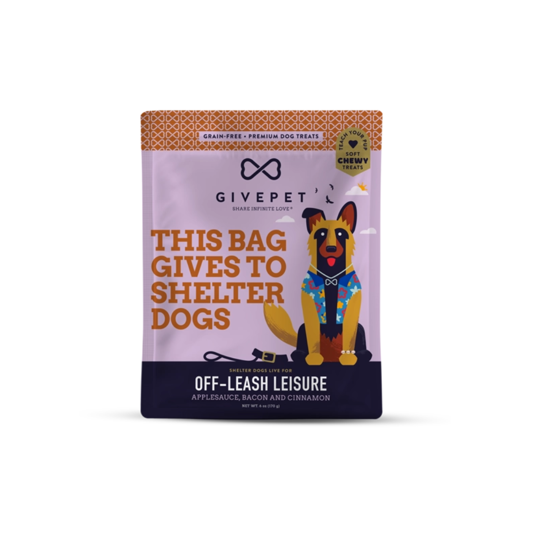 Off-Leash Leisure - Applesauce, Bacon and Cinnamon Flavor Dog Treats