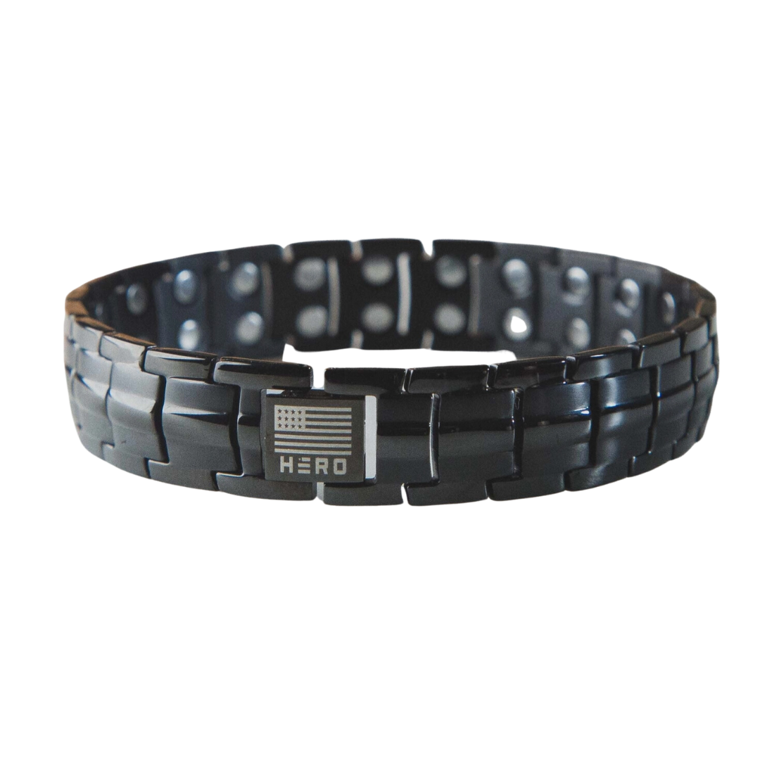 The Hero Company - Sherman Tank Track Titanium Magnetic Bracelet