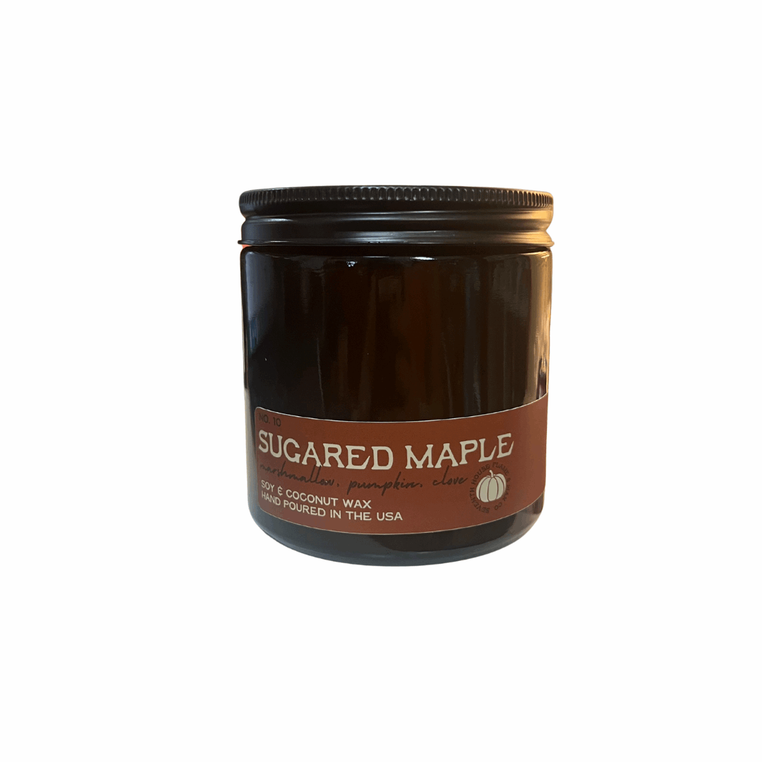 Sugared Maple Candle