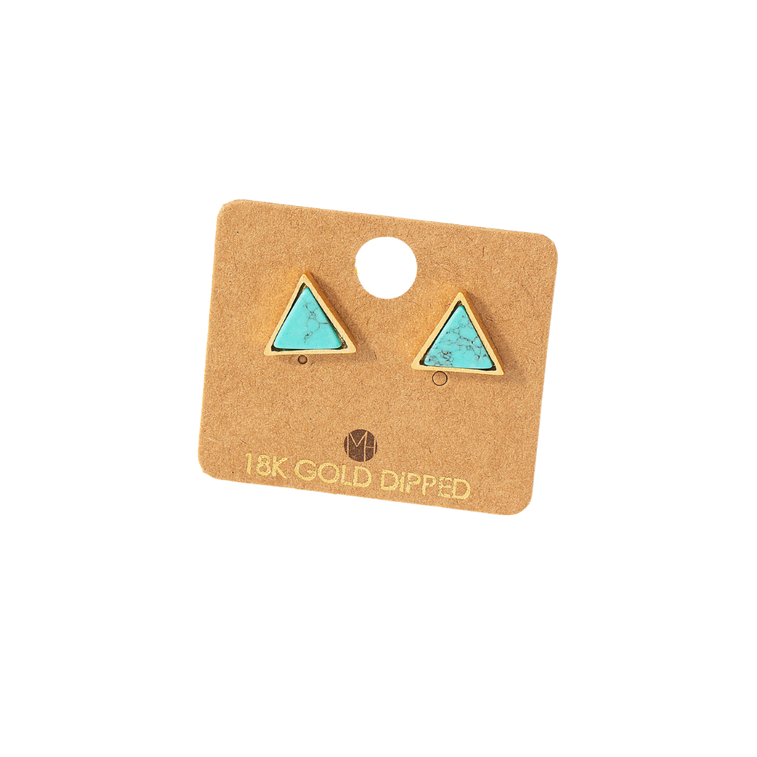 Triangle Stud Earrings