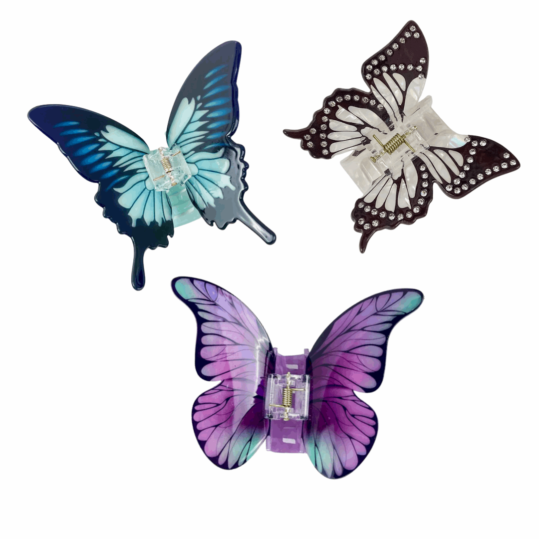 Butterfly Claw Clips