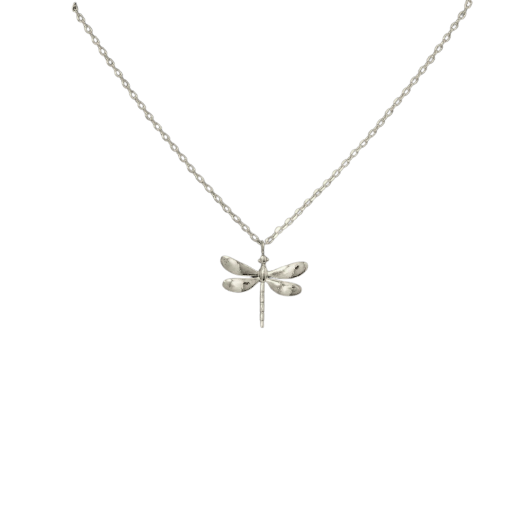 Dragon Fly Necklace - Silver