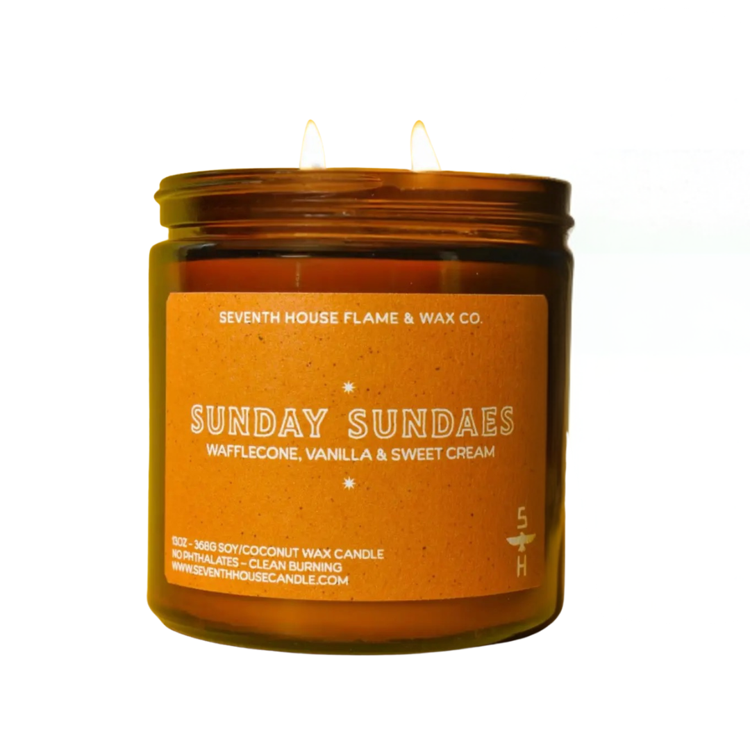 Wafflecone, Vanilla and Sweet Cream Candle