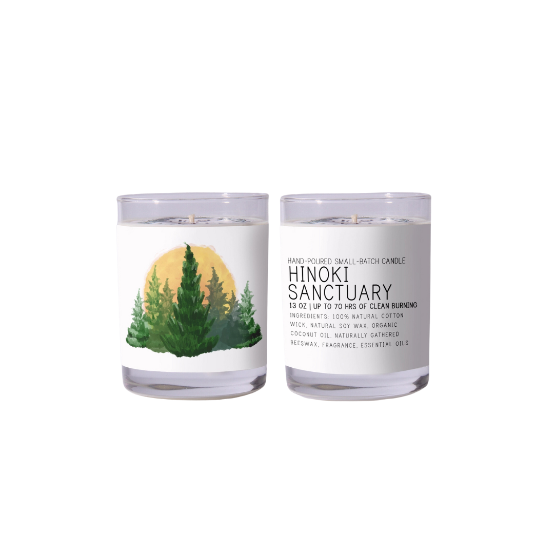 Just Bee Hinoki Sanctuary Candle