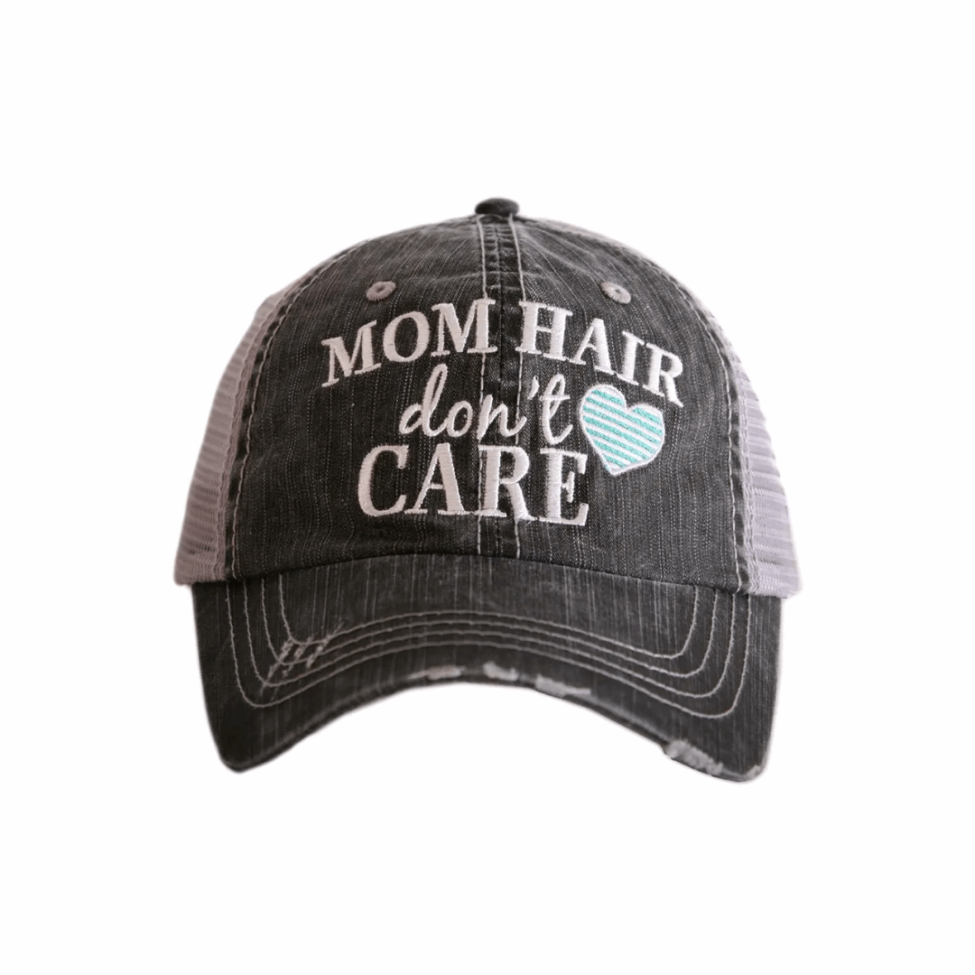 Mom Hair, Don't Care Trucker Hat