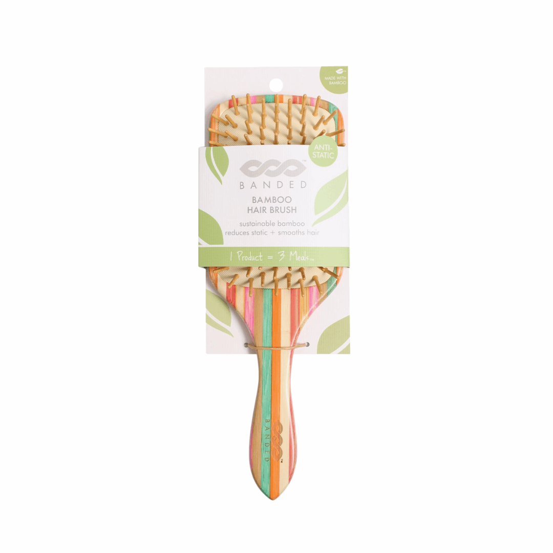 Multi-Color Bamboo Hair Brush