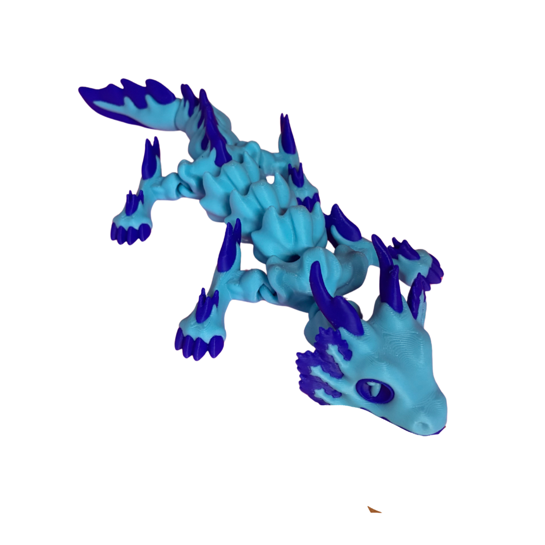 3D Flexi Axolotl Dragon