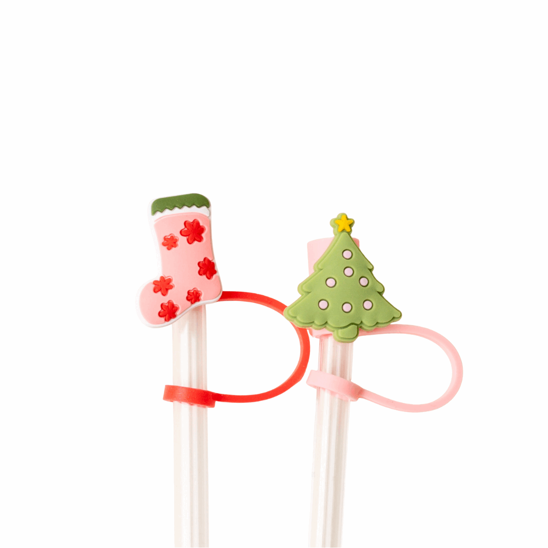 Holiday Straw Topper Set