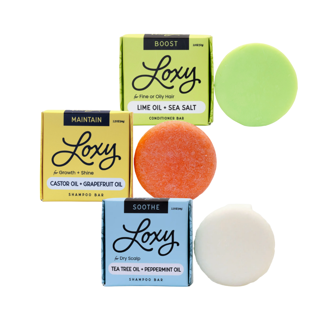 Loxy Solid Shampoos and Conditioners