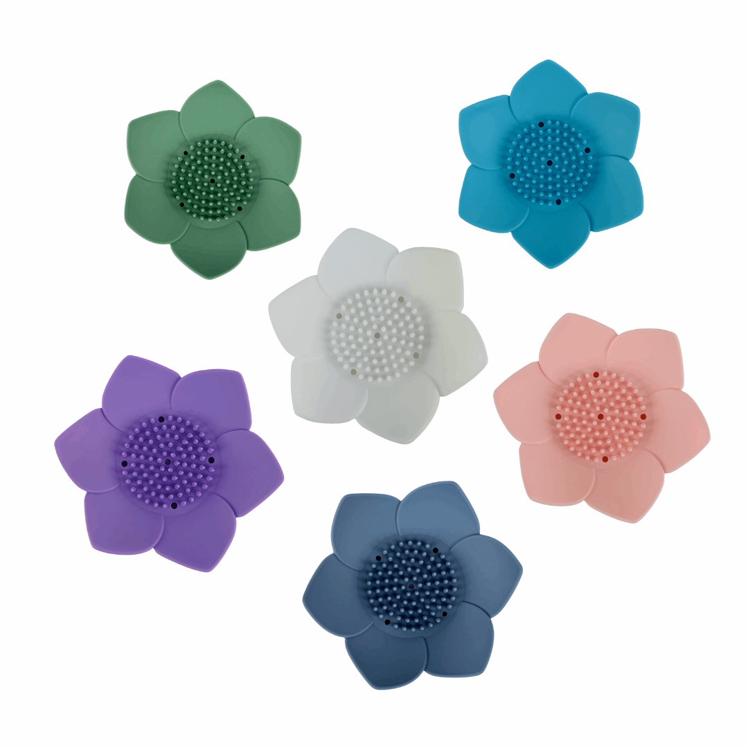 Shower Steamer and Soap Silicone Lotus Tray