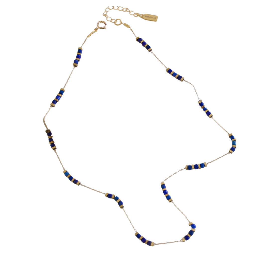 Lapis Lazuli Beaded Necklace