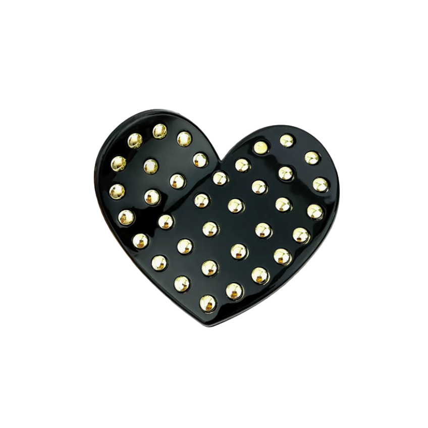 Charming Vintage Heart Claw Clip