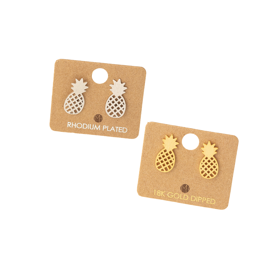 Pineapple Stud Earrings