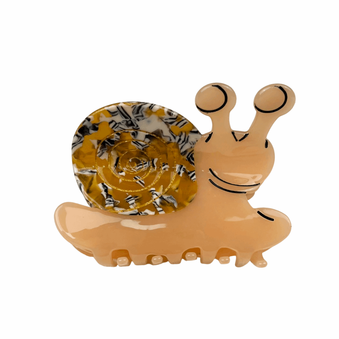 Marbled Snail Claw Clip