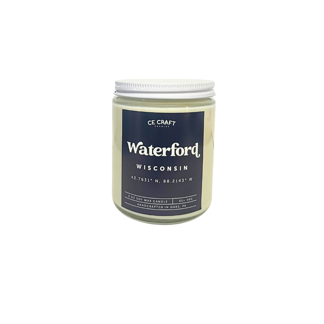 Waterford Candle - Bourbon Vanilla Scent