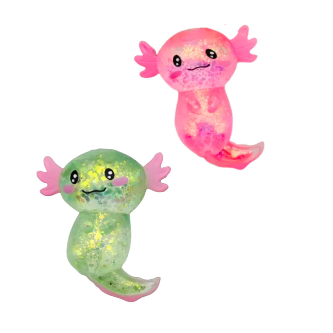 Glitter Axolotl Squishy