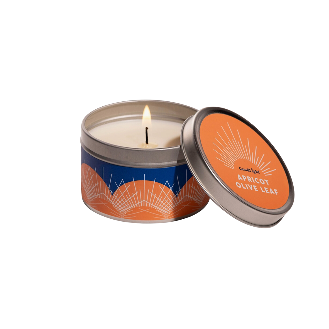 Apricot Olive Leaf Candle