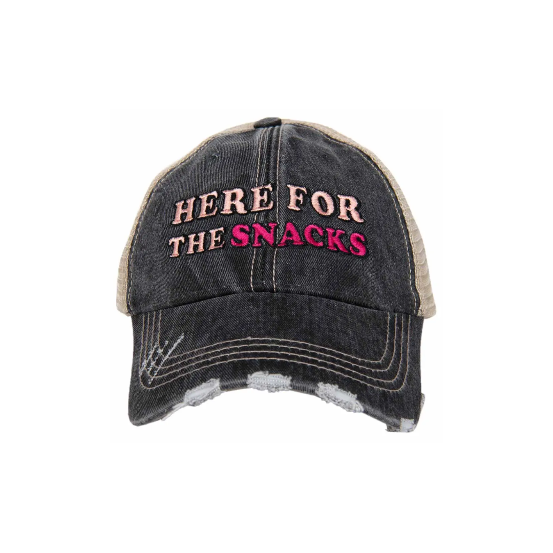 Here For the Snacks Trucker Hat