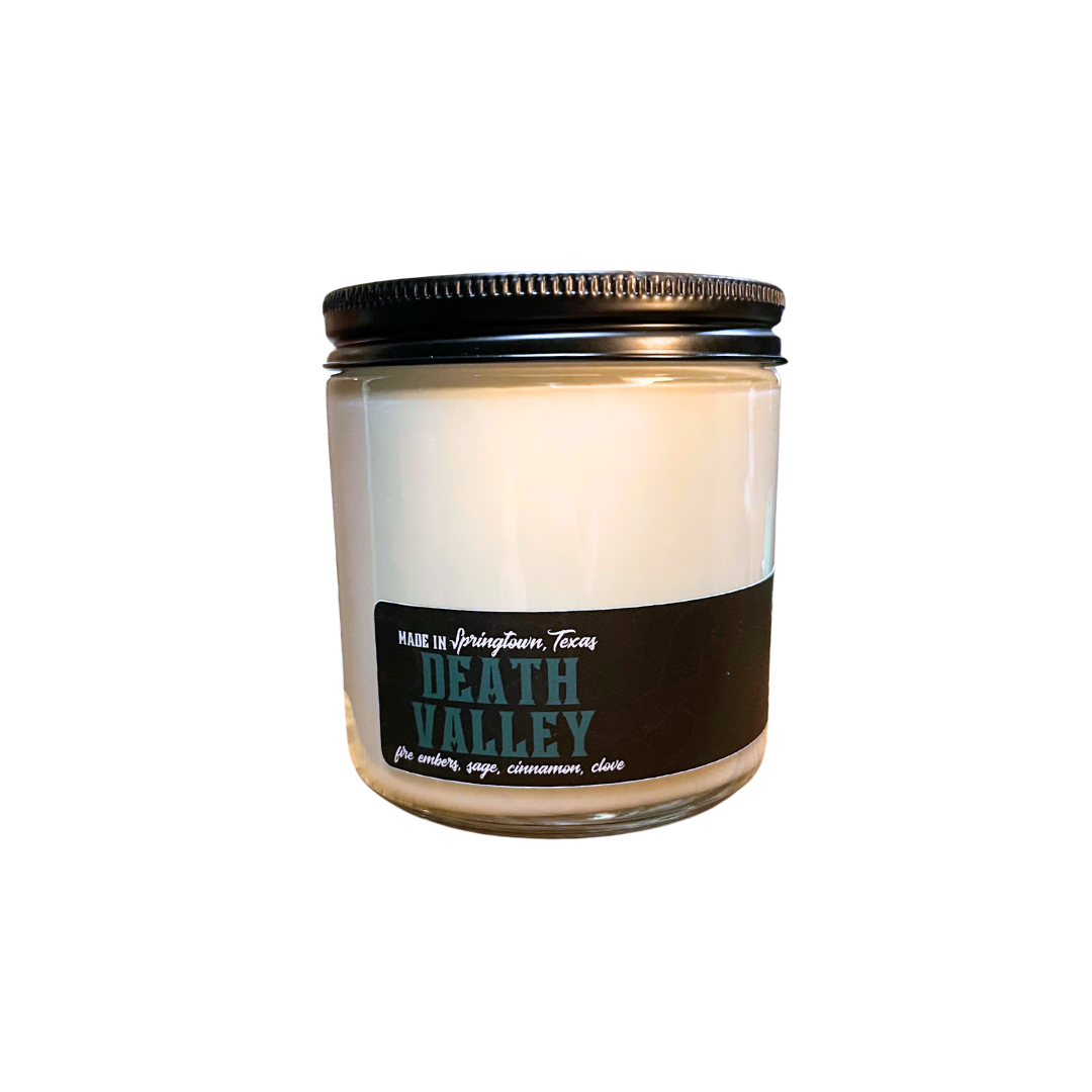 Death Valley -  Fire Embers, Sage, Vanilla, Cinnamon and Clove Candle